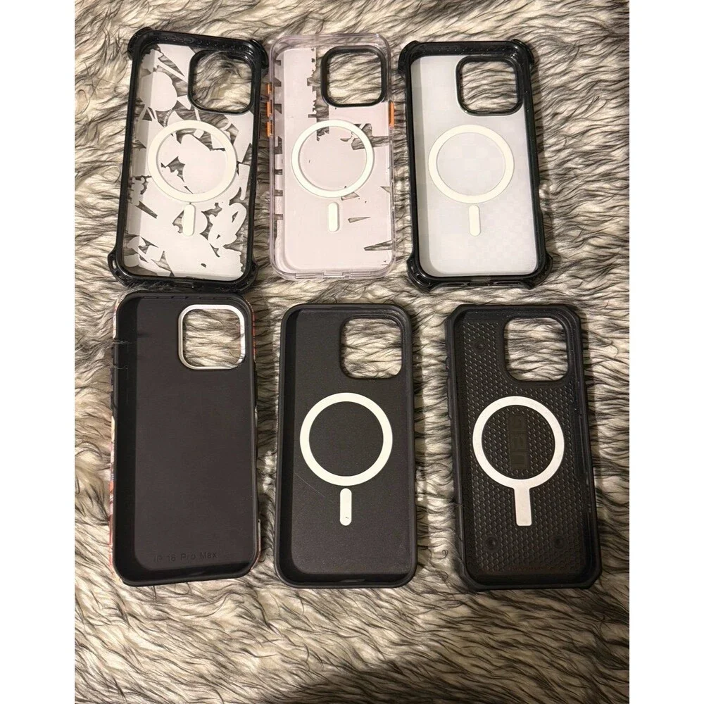 Lot Of 5 Cases For iPhone 16 Pro Max With MagSafe - Used
